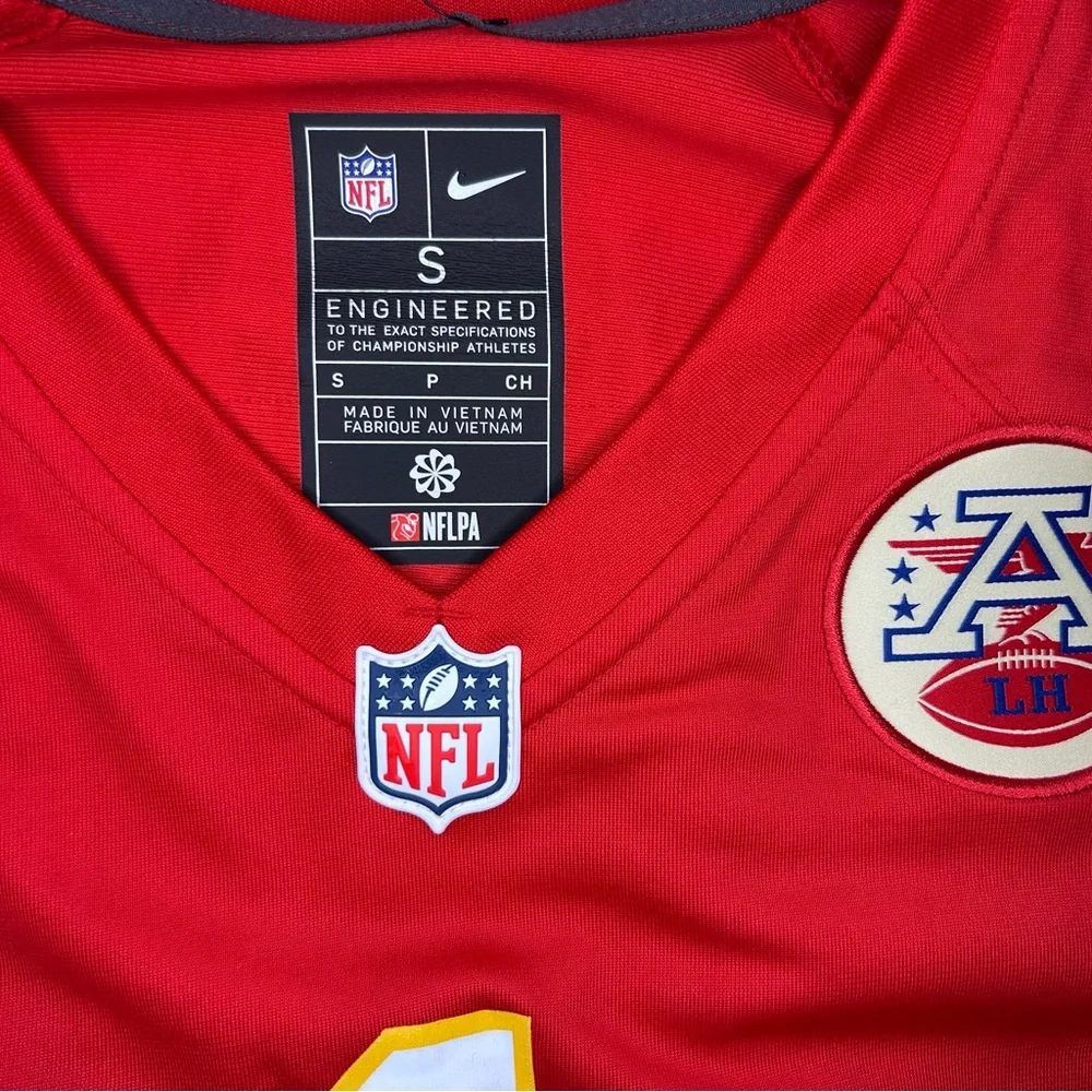 Nike Women’s Kansas City Chiefs Xavier Worthy Game Jersey Red Size‎ Small NWT